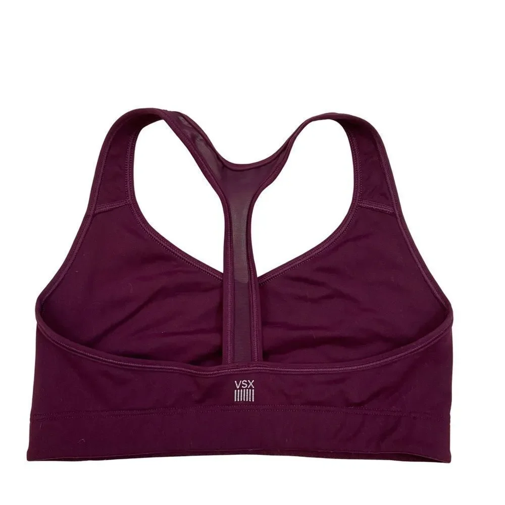 Victoria’s Secret Sport Burgundy‎ Medium Support Sports Bra Size Small